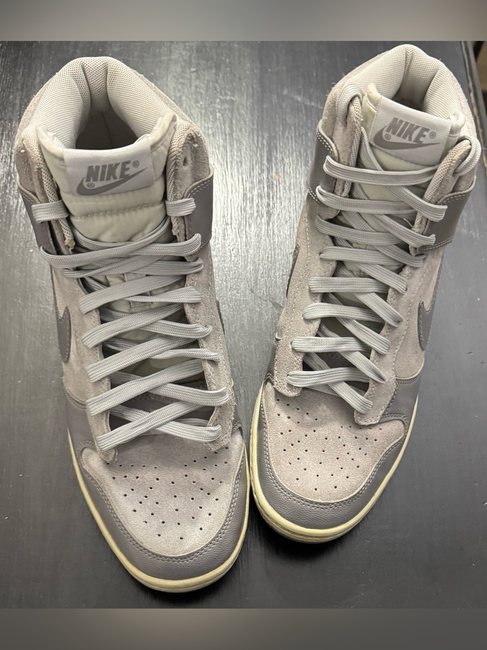 Nike Dunk Sky Hi Canyon Grey Hidden Wedge Women's Size 9 (528899-005) EUC